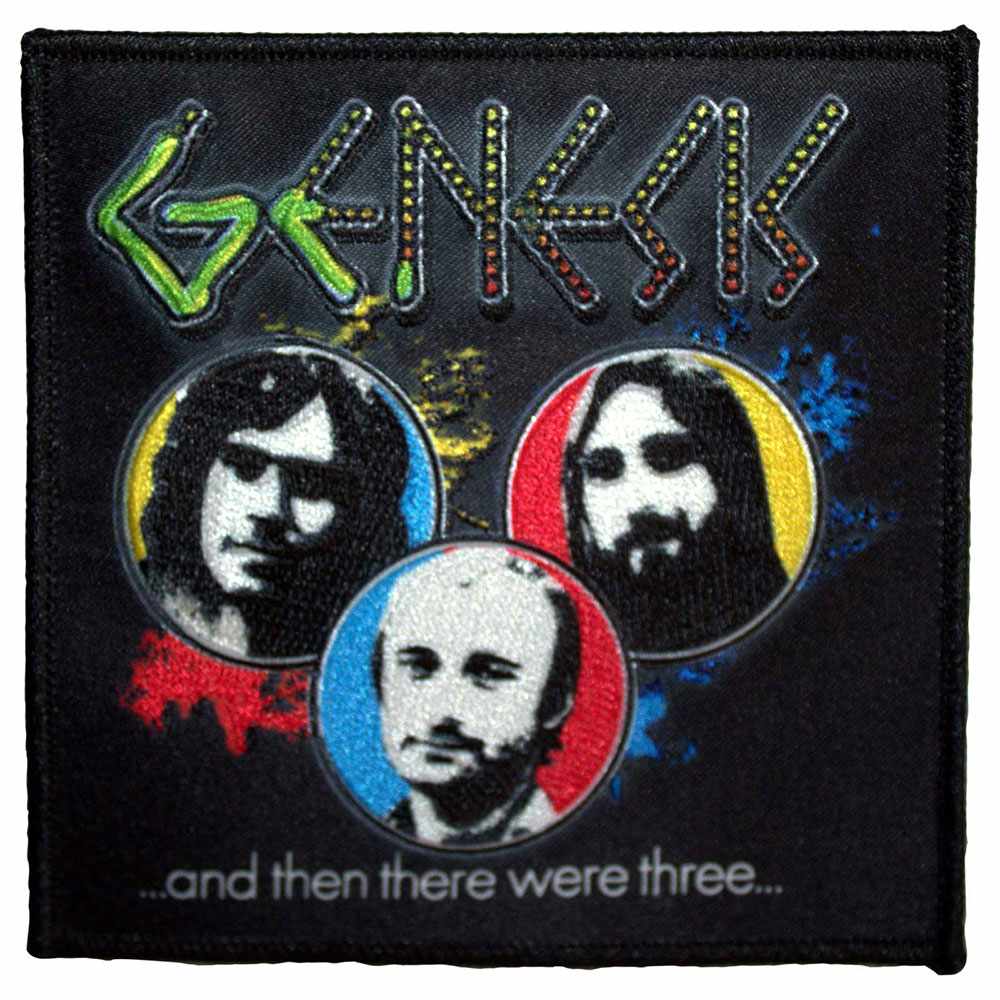 Genesis - And Then There Were Three Patch - Zwart
